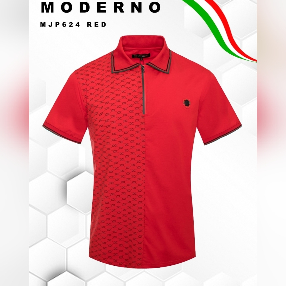 624 red shirt polo